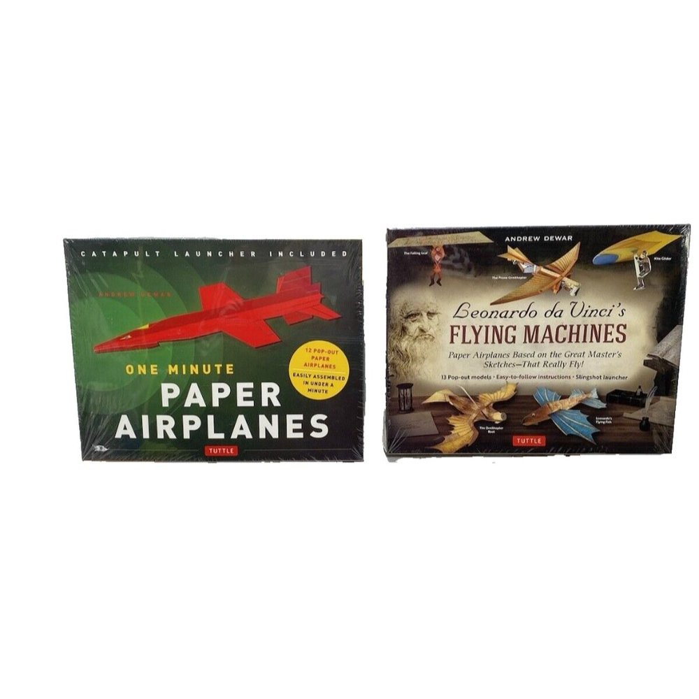 Educational Paper Airplanes 12 Airplane Maker Kit Flying Machines Fun Activity